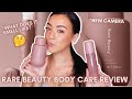 🤎*NEW* RARE BEAUTY BODY CARE COLLECTION REVIEW!🤎+NEW CAMERA 😍