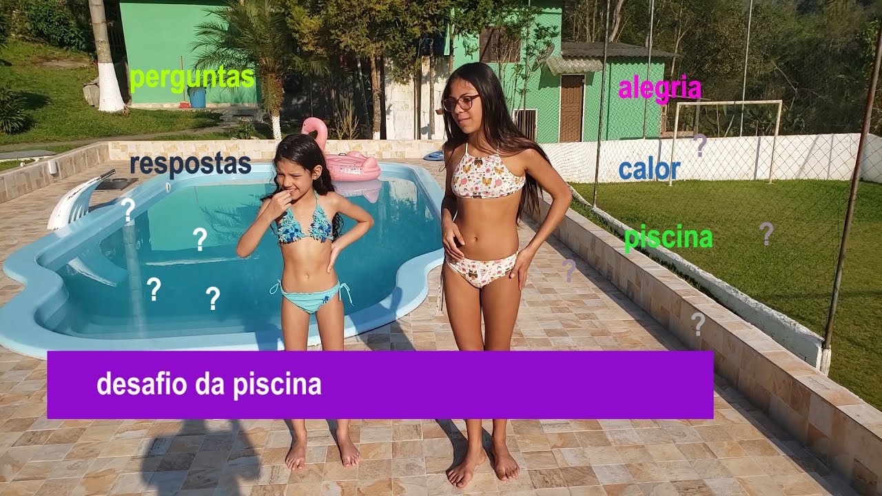 DESAFIO DA PISCINA - YouTube