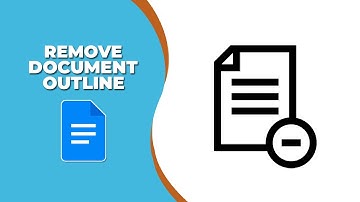 How to remove the document outline in Google Docs
