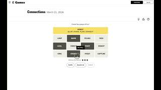 NYT Connections - 1014 Today Answer  | March 21, 2026