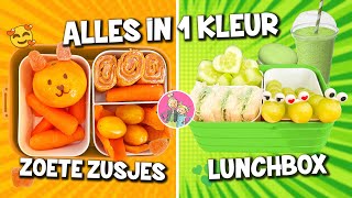 ALLES IN 1 KLEUR LUNCHBOX voor KINDEREN! *Lunchbox Ideeën Voor School 1 Uur Special! ♥DeZoeteZusjes♥