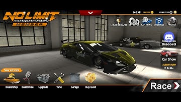 No Limit Drag Racing 2 - 5.4 Lamborghini Tune #nolimit2 (FIRST LAMBORGHINI TUNE)