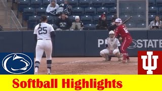 Indiana vs Penn State Softball Game 1 Highlights, March 22 2024