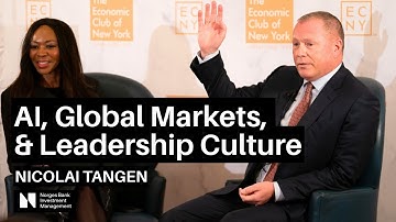 Nicolai Tangen, CEO of Norges Bank Investment Management | #ai #globalmarkets & #leadership culture