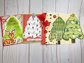 The Stamps of Life | Christmas Tree Fold-it Die Set | 4 Card Tutorial