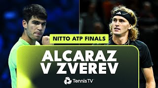 Thumbnail for Carlos Alcaraz vs Alexander Zverev Match Highlights | Nitto ATP Finals 2023