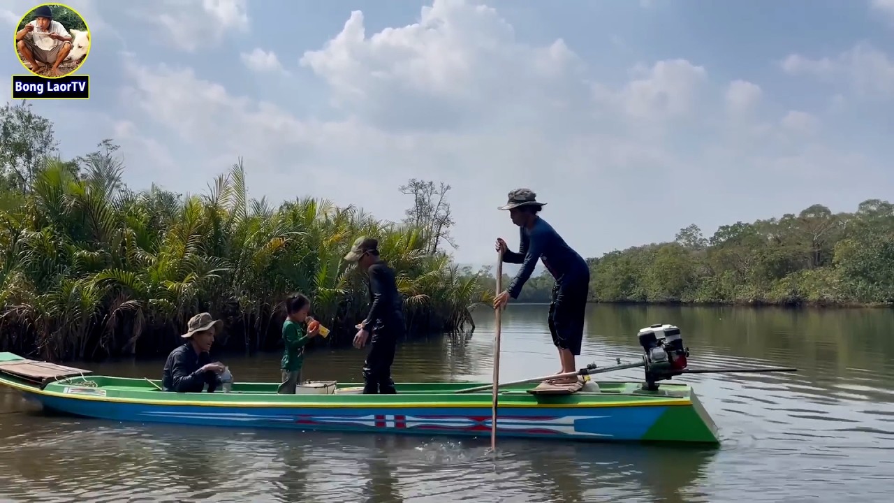 មករកដើមផ្កាអង្គារសិល្ប៍ រាវងាវភក់បានច្រើន អាំងទឹកត្រីស្វាយ GO TO FIND SURF CLAMS TOGETHER 4K VIDEO