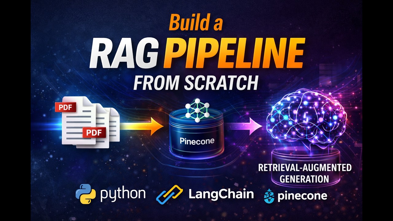 Build a Production RAG Pipeline — LangChain + Pinecone - YouTube