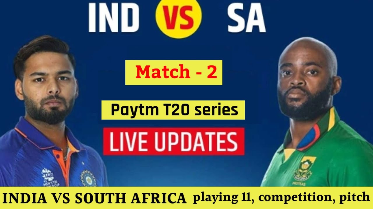 IND vs SA T20 Match 2 India vs South Africa match 2nd cricket news