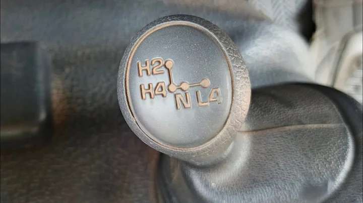 How to Engage 4WD (Four-wheel Drive) on Toyota Land Cruiser Hardtop (Step by step) 