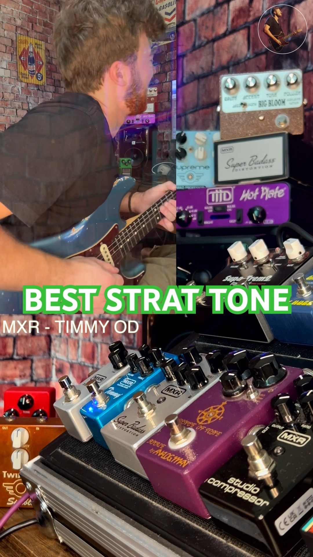 BEST STRAT TONE!! The MXR “Timmy” OD straight into a dimed