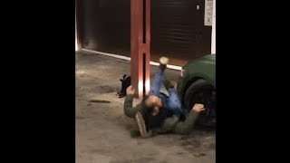 Guy Used A Car Tire To Do A Flip Trick But It Failed Him