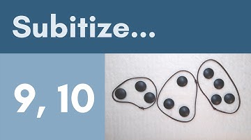 Subitize To Ten - Is It 9 or 10?  |  Use Chunking To Subitize
