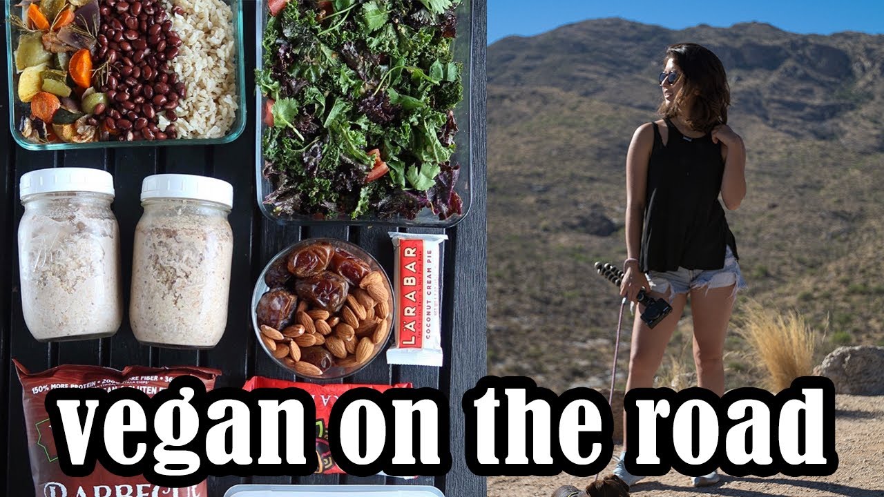 Road Trip Meal Prep | What I Eat Traveling | Healthy & Vegan