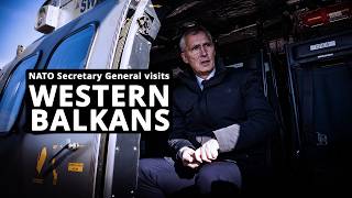 NATO Secretary General wraps up a four-day visit to the Western Balkans