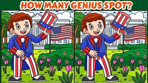 [Spot the difference] Train your brain everyday| #find5difference #challenge