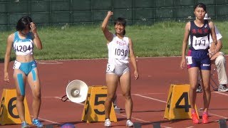 20170909 群馬県高校対抗陸上 女子100mH 決勝