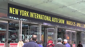 NYPD Crime Prevention Officers at the NY International Auto Show