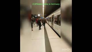 Taking a train in Germany