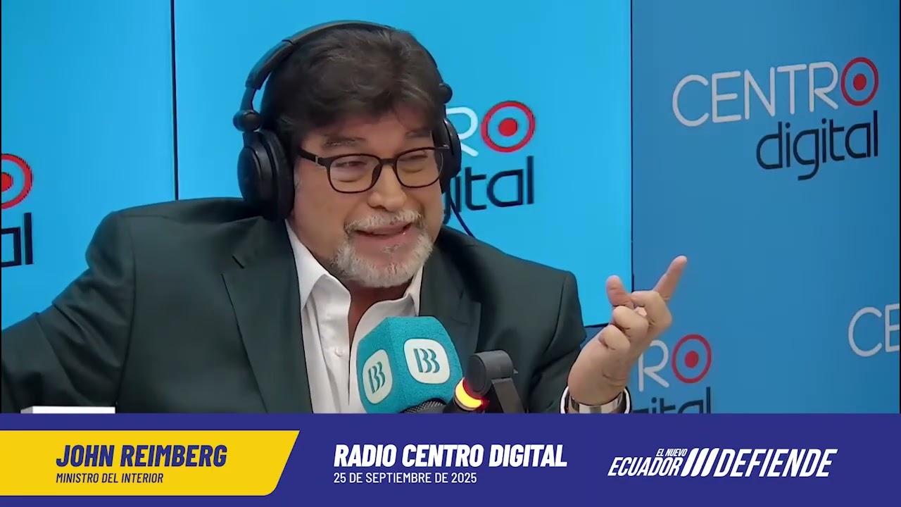 Entrevista Ministro John Reimberg en Radio Centro Digital