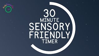 30 Minute Sensory Friendly Timer - Kids Visual Timer