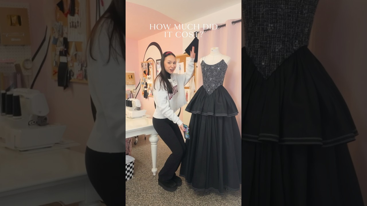 how much did it cost to create this Grammys Red Carpet dress? 