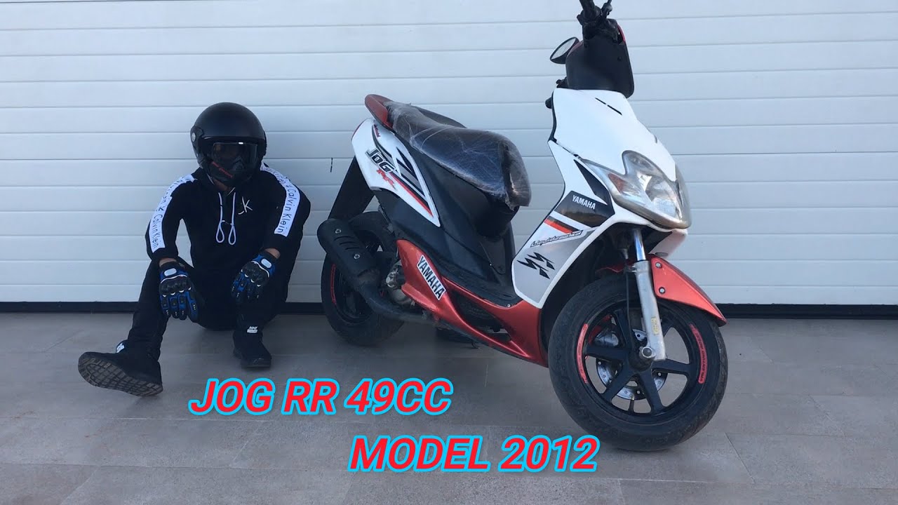 Test Ride : Yamaha JOG rr 49cc - 2012 - YouTube