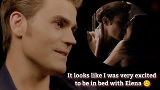 Paul Wesley being in love with Elena Gilbert for 5 minutes straight
