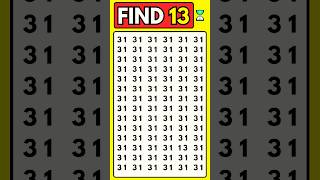 Find 13 ⚡️⁉️#oddoneout #findtheoddoneout #findthedifference #youtubeshorts #ytshorts #shorts