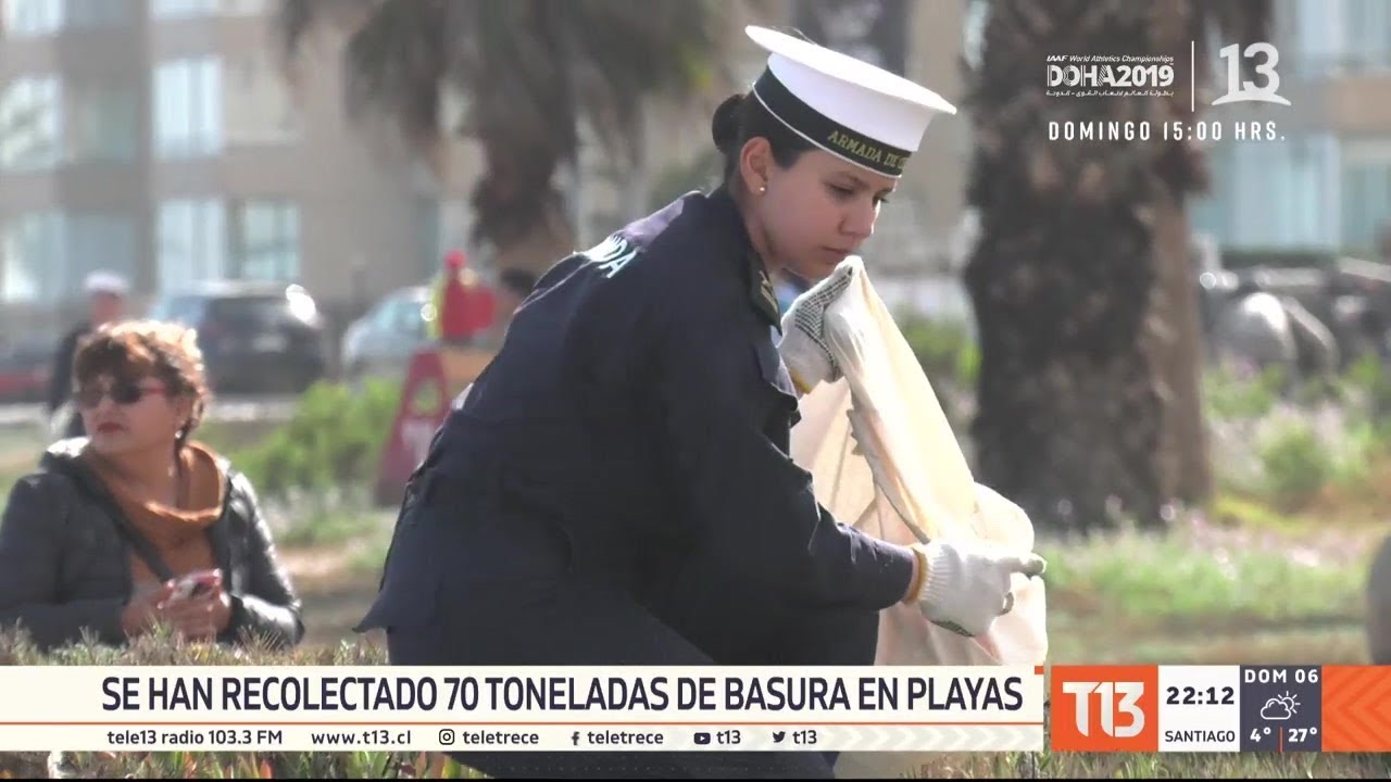 Se han recolectado 70 toneladas de basura en playas - YouTube