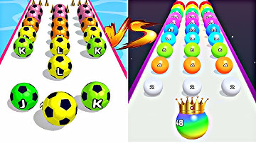 MAX LEVELS BallRun2048 vs A-Z Run🔮💥: All Levels Gameplay Walkthrough Android ,iOS NEW UPDATE