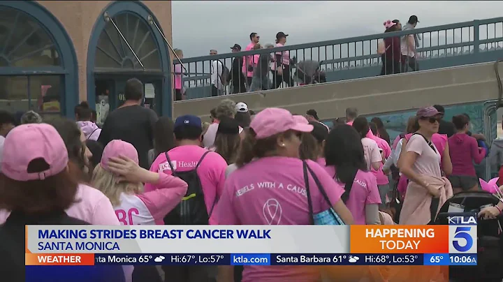 KTLA supports Sandra Mitchell during Making Stride...