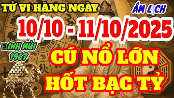 VẬN MAY KHỦNG KHIẾP ! ĐINH MÙI 1967 NGÀY MÙNG  10 , 11 THÁNG 10 ÂM NHẬN ĐIỀM LÀNH TIỀN VỀ ĐẦY NHÀ