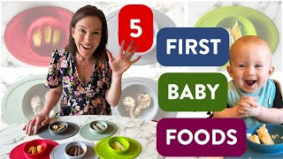 Week 1 Menu for Baby Starting Solid Foods