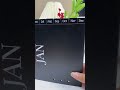 Black Monthly Binder Divider with Tabs | Minimal Details & Texture