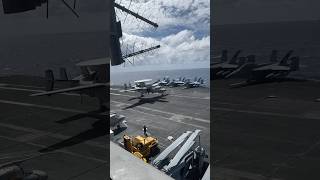 E-2C Hawkeye Landing On Aircraft Carrier
