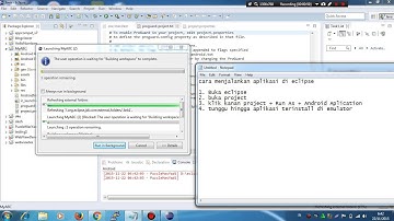 Cara Menjalankan Source code apk di eclipse