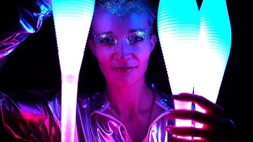 LED Juggling & Unicycling Walkact "Illuminata"