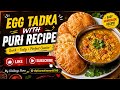 Egg Tadka with puri recipe 😋 👌 please LIKE and subscribe to my channel @diptiscreativeworld1148#food