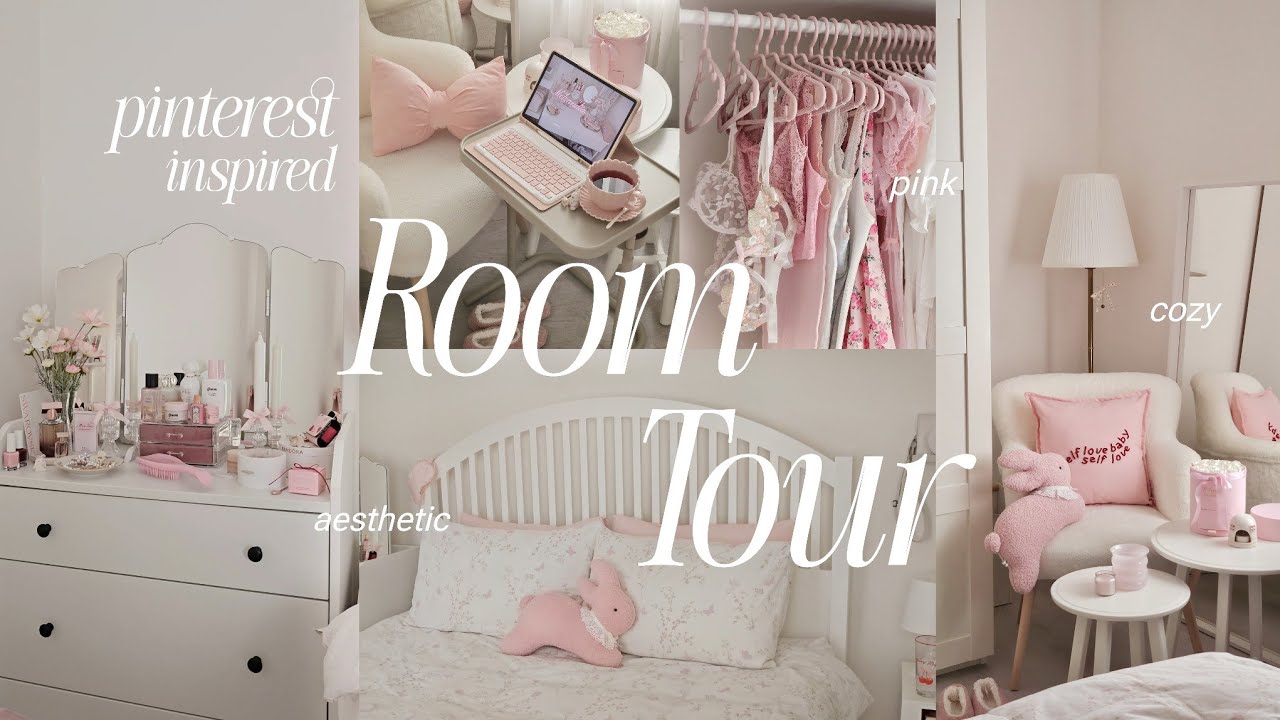 My Room Tour | pinterest inspired aesthetic & cute