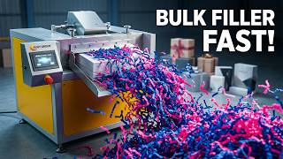 Automatic Lifting Paper Crinkle Machine – Smooth & Fast Demo!