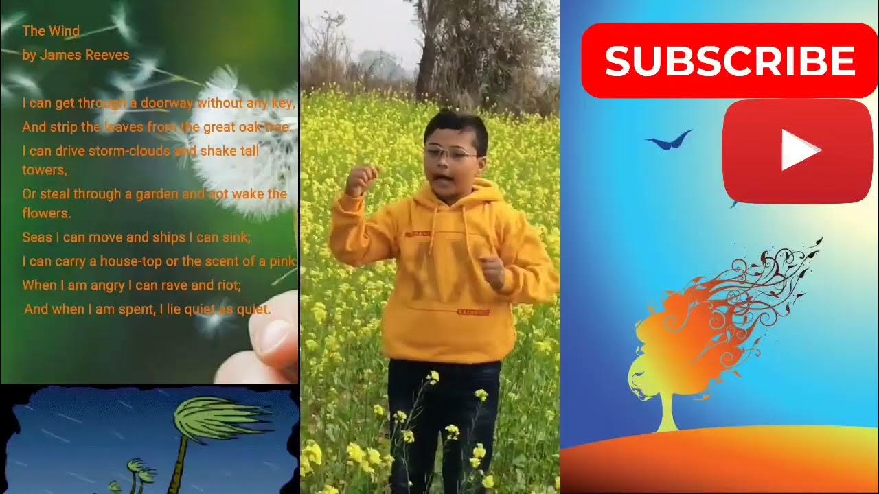 The Wind/James Reeves/Poem/Class English Class/CBSE/ Poem for Kids/ YouTube
