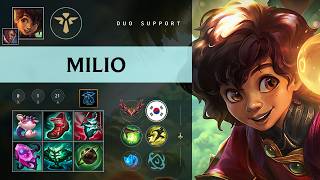 Milio Support vs Yuumi - KR Grandmaster Patch 26.09