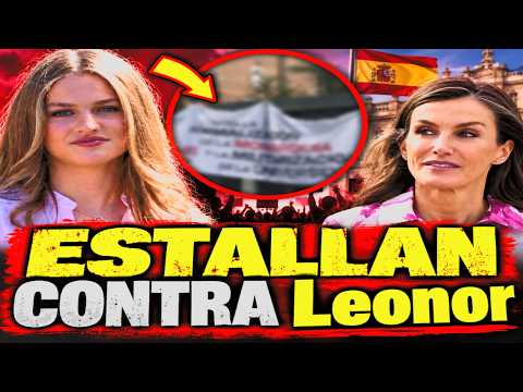 Leonor's shameful privileges leaked thanks to Letizia Ortiz, and students erupt in outrage.