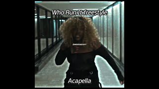 Cupcakke - Who Run It (Acapella)