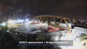 SAS13 replacement – Bridge installation