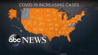 COVID-19 cases rise in 45 states, deaths rise in 30 states