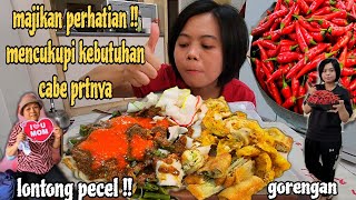 LONTONG PECEL ‼️MAJIKAN PERHATIAN MENCUKUPI KEBUTUHAN CABE PRTNYA -