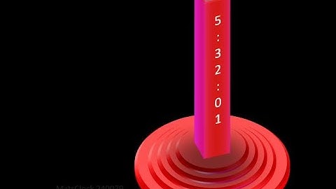 MatsClock 240079 - Free PowerPoint Digital Clock PPT