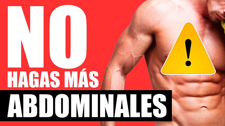 ¡NO HAGAS MÁS ABDOMINALES!